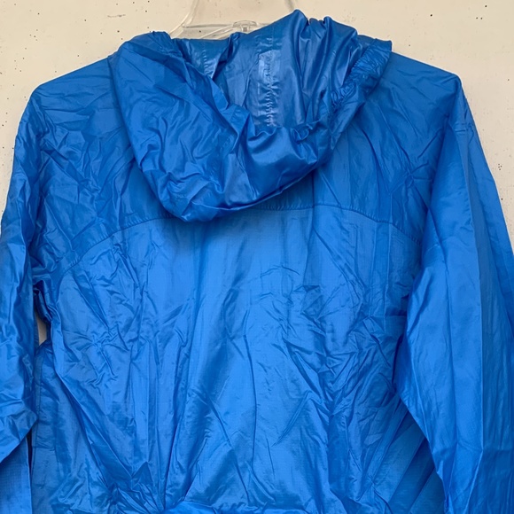 NWT LANDSEND Full Zip Hooded Packable Windbreaker - Picture 5 of 7